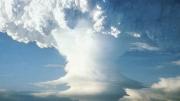 Mushroom cloud from U.S. nuclear test, Eniwetok Atoll, Marshall Islands, 1951