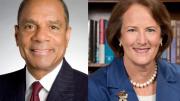 Kenneth I. Chenault, J.D.’76, and Karen Gordon Mills, A.B. ’75, M.B.A. ’77, were elected as Harvard Corporation members. They will begin their service as Fellows of Harvard College on July 1.