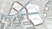 A map showing where the new SEAS facility will be located in Allston.