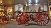 A steam fire engine at the Millyard Museum
