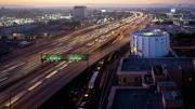 Michael Maltzan Architecture&rsquo;s New Carver Apartments stands out against the busy Santa Monica Freeway.