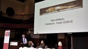 Yale historian Jay Winter shows the Hans Holbein work that inspired his approach to the Great War museum and research center (Historial de la Grande Guerre) in Péronne, France. Winter encountered the painting while traveling with his family, and remembers telling his young children, upon seeing it: “Your dad has to sit down.”