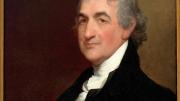 Caleb Strong portrait by Gilbert Stuart, courtesy of Frederick Strong Moseley III ’51