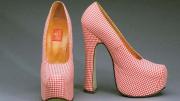 Gingham platform shoes, Vivienne Westwood, 1993