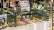 Praliné’s French treats are laid out like jewels, under glass.