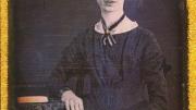 The only known daguerreotype of Dickinson, taken in her teens