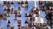 Screen shot of students from 2020 Harvard virtual degree-granting ceremony