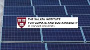 Salata Institute logo over solar panels