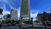 Photograph of the Federal Reserve building in Boston, home of Harvard Management Company