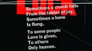 <i>Luck</i> by Langston Hughes
