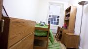 Photograph by Rose Lincoln/Harvard News Office Single bedroom