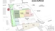 A proposed layout of 28 Travis Street, the new temporary home for the University's Campus Services. 
