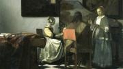 <i>The Concert</i> by Johannes Vermeer (1632-1675). Now missing, it is one of only 34 verified Vermeers.