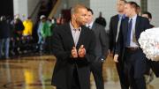 Tommy Amaker, the Stemberg Family head coach of men's basketball, is trying to keep his team calm and focused amid the postseason upheaval. 