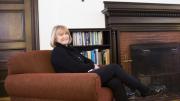 Marie Heaney, the poet's widow, in the newly dedicated Heaney suite.