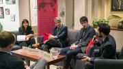 Assistant professor of public policy Maya Sen, professor of government Stephen Ansolabehere, <i>New York Times</i> data journalist Nate Cohn, and Indiana University assistant professor Bernard Fraga discuss quantitative research on voting rights.