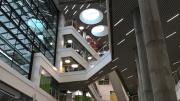 The main atrium in Harvard's new Science and Engineering Complex