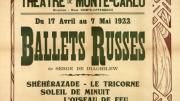 Poster for Diaghilev's Ballets Russes, 1922