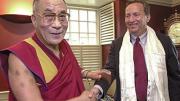East meets West: His Holiness the Dalai Lama and President Lawrence H. Summers at Massachusetts Hall