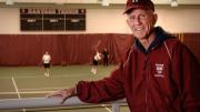 Former gymnast Bruce Wright brings unconventional views to the tennis court.