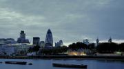 The Swiss Re building is a notable presence on the London skyline.