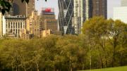 Hearst Tower, New York City, 2007. Much of the building was constructed from recycled materials.