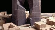 Peter Eisenman’s unbuilt design for the Max Reinhardt Haus rethinks the linearity of tall buildings.