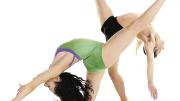 …and does what can look like advanced yoga poses as she dances.