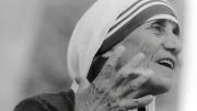 Mother Teresa delivers the Commencement address at Harvard University on June 10, 1982 