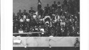 Frank Gorman as a Harvard star and competitor at theTokyo Olympics
