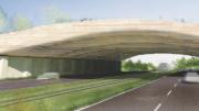This design from Balmori Associates shows their plan for a timbered overpass.