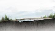A longitudinal section from Zwarts & Jansma Architects