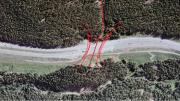 From Zwarts & Jansma Architects, an aerial view of the proposed wildlife-crossing site