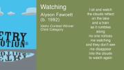 <i>Watching</i> by Alyson Fawcett