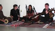 Music 190gw students perform two South Indian classical pieces, <i>Kripaju</i> and <i>Varanarada,</i> by the saint and composer Tyagaraja (1767-1847).