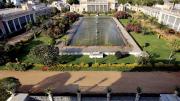 Overview of the main courtyard of the Chowmahalla Palace complex