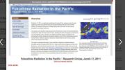 A map of radiation in the Pacific, from the Digital Archive of Japan's 2011 Disasters