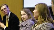 From left: Maya Jasanoff, Martin puchner, ann pearson, hopi hoekstra, and david Charbonneau