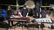 Matthew Watson ’15, Noam Hassenfeld ’12, Gene Yoo ’12, and Jon Gonzales ’13 perform at the fall concert.