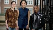 Annie Ryu, Jenny Ye, and Dalumuzi Happy Mhlanga