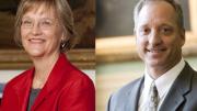 Drew Faust and Michael D. Smith