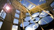 A detail of the primary and secondary mirrors