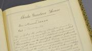 The beginning of Thomas’s entry in the Class of 1838’s Class Book (Harvard University Archives, HUD 238.714)