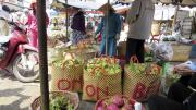 The wholesale produce market in My Tho