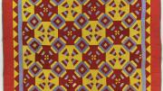 A &ldquo;Roman square&rdquo; pattern, circa 1930-50, possibly from Vermont