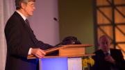 Harvard Divinity School dean David N. Hempton formally launches the campaign last week.