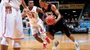 Agunwa Okolie ’16, the Ivy League Defensive Player of the Year, helped the Harvard men’s basketball team remain competitive during an injury-plagued season.