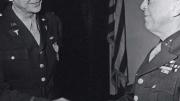 While on active duty in the Mediterranean Theater in 1944, Dr. Lyons (at left) received the Legion of Merit for exceptionally meritorious conduct in the performance of outstanding services and achievements.