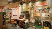 First of four photographs showing the “Radio Contact” exhibit at Harvard’s Collection of Historical Scientific Instruments