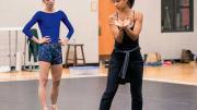 Schreier and Phelan in rehearsal